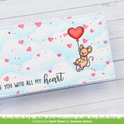 All My Heart -Craftora Sale Store AllMyHeartGWP FallingHeartsStencils MarineSimon02