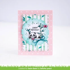I Heart Pandas Add-on -Craftora Sale Store BambooStencils IHeartPandas1 LatishaYoast