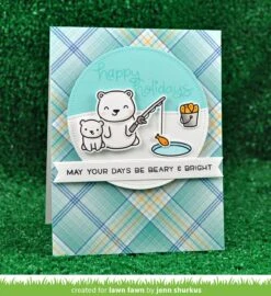 Beary Happy Holidays -Craftora Sale Store BearyHappyHolidays PerfectlyPlaidChill JennShurkus