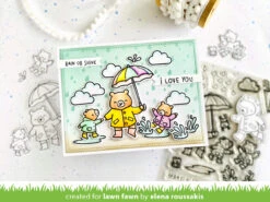 Rainy Sky Stencil -Craftora Sale Store BearyRainyDay ElenaRoussakis