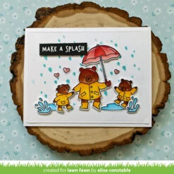 Rainy Sky Stencil -Craftora Sale Store BearyRainyDay RainySkyStencil EliseConstable1
