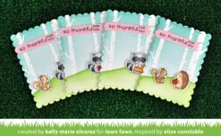 Birch Trees -Craftora Sale Store BirchTrees OutsideInStitchedScallopedRectangle ForestFeast KellyAlvarez