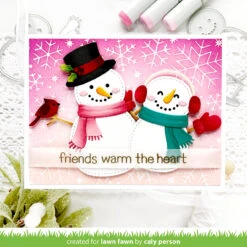 Snowflake Background Hot Foil Plate -Craftora Sale Store Build A Snowman SnowflakeBGHFP CalyPerson 82ac247e b735 4ace a330 c4dc034bc974