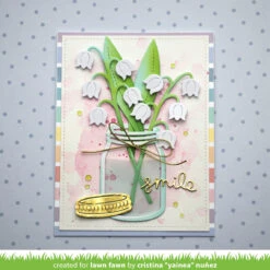 Build-a-drink Mason Jar Add-on -Craftora Sale Store BuildADrinkMasonJar LovelyLilyOfTheValley Yainea01