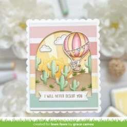 Cactus Hillside Border -Craftora Sale Store CactusHillsideBorderDies GraceCamou2