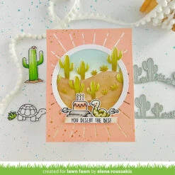 Cactus Hillside Border -Craftora Sale Store CactusHillsideBorder ElenaRoussakis