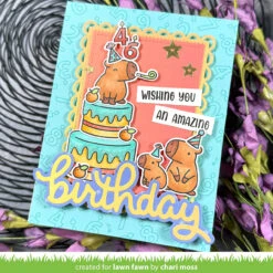 Cake It Easy -Craftora Sale Store CakeItEasy Capybaras ScriptyBirthdayOutlineAddOn HenrysBuildASentimentBirthday ChariMoss 3