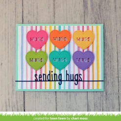 Sending Hugs Line Border -Craftora Sale Store CandyHearts SendingHugsBorder ChariMoss1