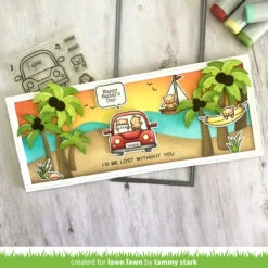 Slimline Stitched Hillside Borders -Craftora Sale Store CarCritters Slimline TammyStark2