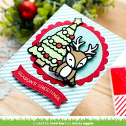 Cheery Deer -Craftora Sale Store CheeryDeerJollyChristmasTree MindyEggen 3