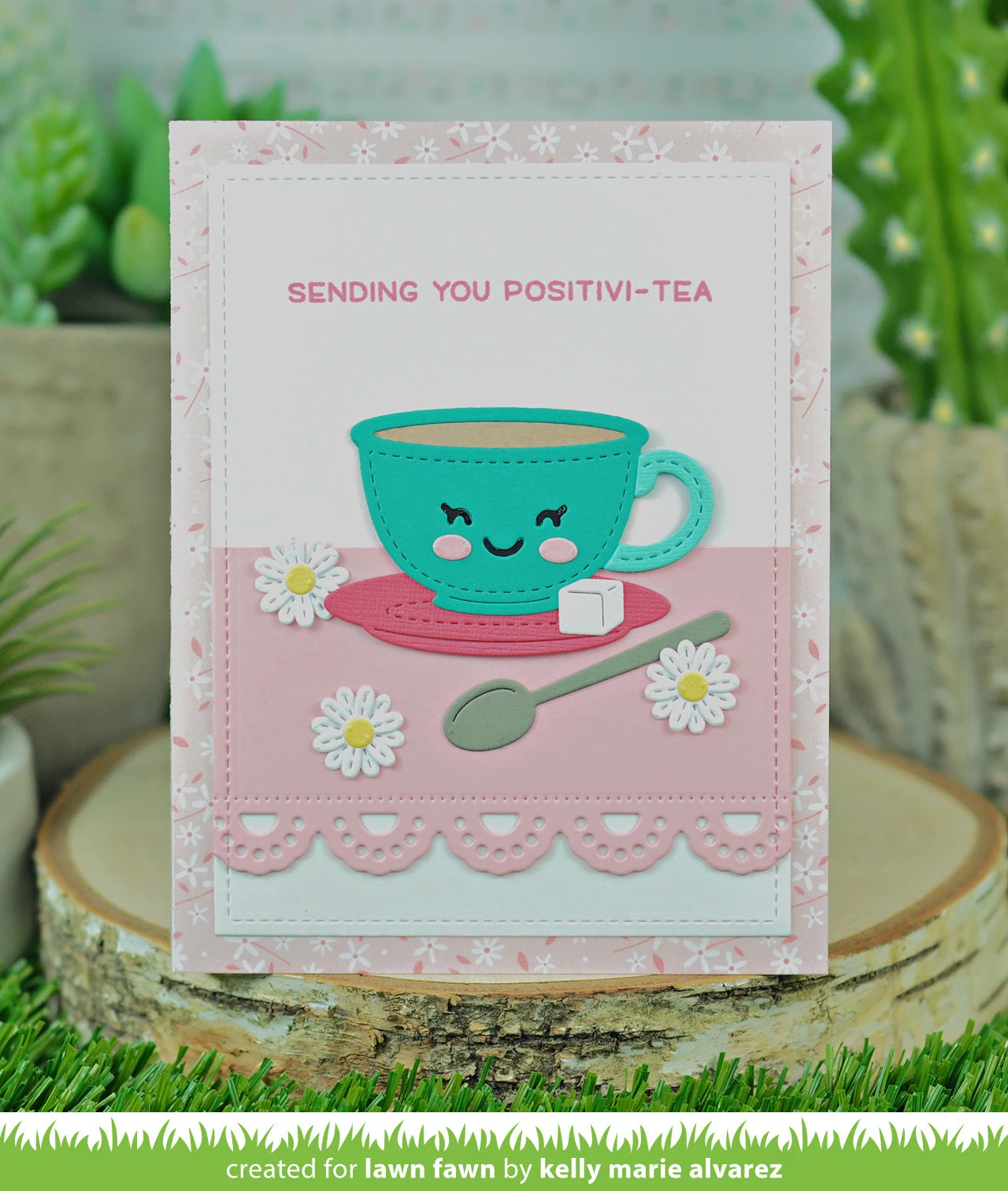 Stitched Teacup 2 Stitched Teacup - Image 2