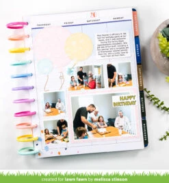 Offset Sayings: Birthday -Craftora Sale Store DandyDay OffsetSayingsBirthday OutsideInStitchedBalloonStackables MelissaStinson1