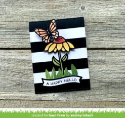 Delightful Daisy -Craftora Sale Store DelightfulDaisy WatercolorWishesRainbow SimpleStripesPortrait AudreyTokach