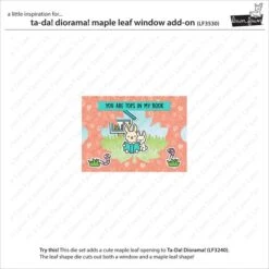 Ta-da! Diorama! Maple Leaf Window Add-on -Craftora Sale Store Dtj7rHjg