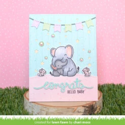 Dotted Moon And Stars Backdrop: Portrait -Craftora Sale Store ElephantParade FishtaleBannerBorder BigScriptyWordsHotFoil ChariMoss1