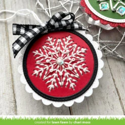 Embroidery Hoop Snowflake Add-on -Craftora Sale Store EmbroideryHoopSnowflakeAdd On ChariMoss 16