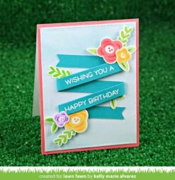 Fab Flowers - Lawn Fawn -Craftora Sale Store FabFlowers FancyFoldedBanners KellyAlvarez 1