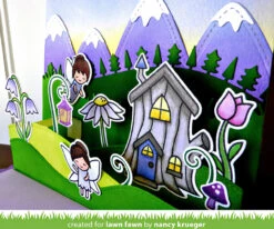 Forest Border -Craftora Sale Store FairyFriends FrostyFairyFriends StitchedMountainBorders StitchedHillsidePopup ForestBorder NancyKrueger