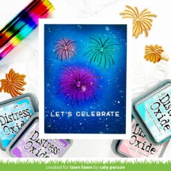 Fireworks Hot Foil Plates -Craftora Sale Store FireworksHFP Caly
