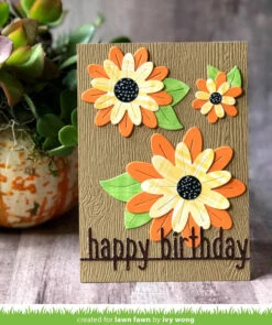 Happy Birthday Line Border -Craftora Sale Store FlowerPower HappyBirthdayLineBorder IvyWong1