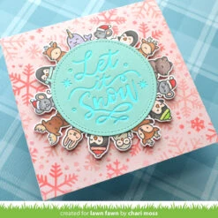 Foiled Sentiments: Let It Snow -Craftora Sale Store FoiledSentimentsLetItSnowHotFoil ChariMoss 2