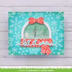 Frosties -Craftora Sale Store Frosties WinterBigScriptyWordsHotFoilPlates KnitPickyWinterPetite MarineSimon01