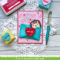 Conversation Heart Stencils -Craftora Sale Store GCHeartEnvelope ConvHeartSten MeganQuinn1
