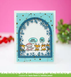 Winter Wonderland Window -Craftora Sale Store GWP SimplyCelebrateSanta LatishaYoast