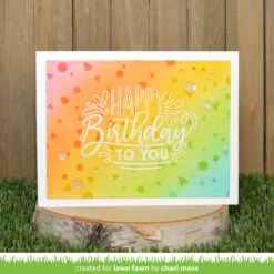 Giant Birthday Messages -Craftora Sale Store GiantBirthdayMessages ConfettiStencils ChariMoss1