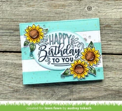 Giant Birthday Messages -Craftora Sale Store GiantBirthdayMessages SimpleStripesLandscape AudreyTokach 1