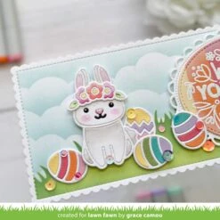 Springtime Bunny -Craftora Sale Store GiantEasterMessages SpringtimeBunnyDies GraceCamou 3