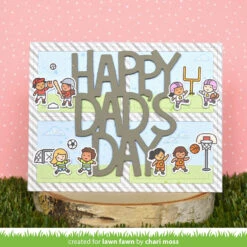 Giant Happy Dad's Day -Craftora Sale Store GiantHappyDadsDay TinySportsFriends ChariMoss1