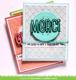 Giant Outlined Merci -Craftora Sale Store Giant Outlined Thanks Melissa Mann Greeting Cards01