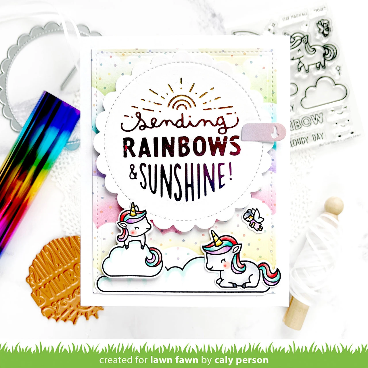 Foiled Sentiments: Sending Rainbows 3 Foiled Sentiments: Sending Rainbows - Image 3