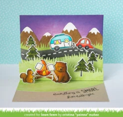 Road Border -Craftora Sale Store GrassyPopUpAddOn LoveYouSmore RoadBorder CristinaNunez02