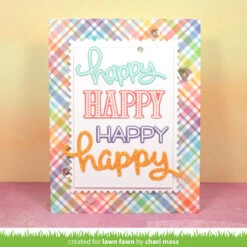 Scripty Happy 18 Scripty Happy -Craftora Sale Store HappyHappyHappy ScriptyHappy ZigZagRectangle ChariMoss1