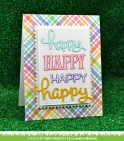 Scripty Happy 16 Scripty Happy -Craftora Sale Store HappyHappyHappy ScriptyHappy ZigZagRectangle KellyAlvarez