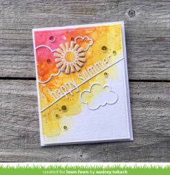 Happy Summer Line Border - Lawn Fawn -Craftora Sale Store HappySummerBorder AudreyTokach1