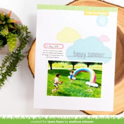 Happy Summer Line Border - Lawn Fawn -Craftora Sale Store HappySummerLineBorder MelissaStinson