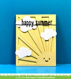 Happy Summer Line Border - Lawn Fawn -Craftora Sale Store HappySummerLineBorder SunrayBackdrop LynnetteKauffman