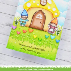 Heart Garden Border -Craftora Sale Store HeartGardenBorder MushroomHouse OhGnome MarineSimon02