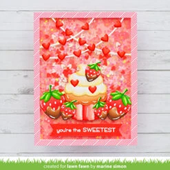 Stitched Cupcake 19 Stitched Cupcake -Craftora Sale Store HeartGarlandBackdropPortrait StitchedCupcake StrawberryPatch LotsOfHeartsStencils MarineSimon01