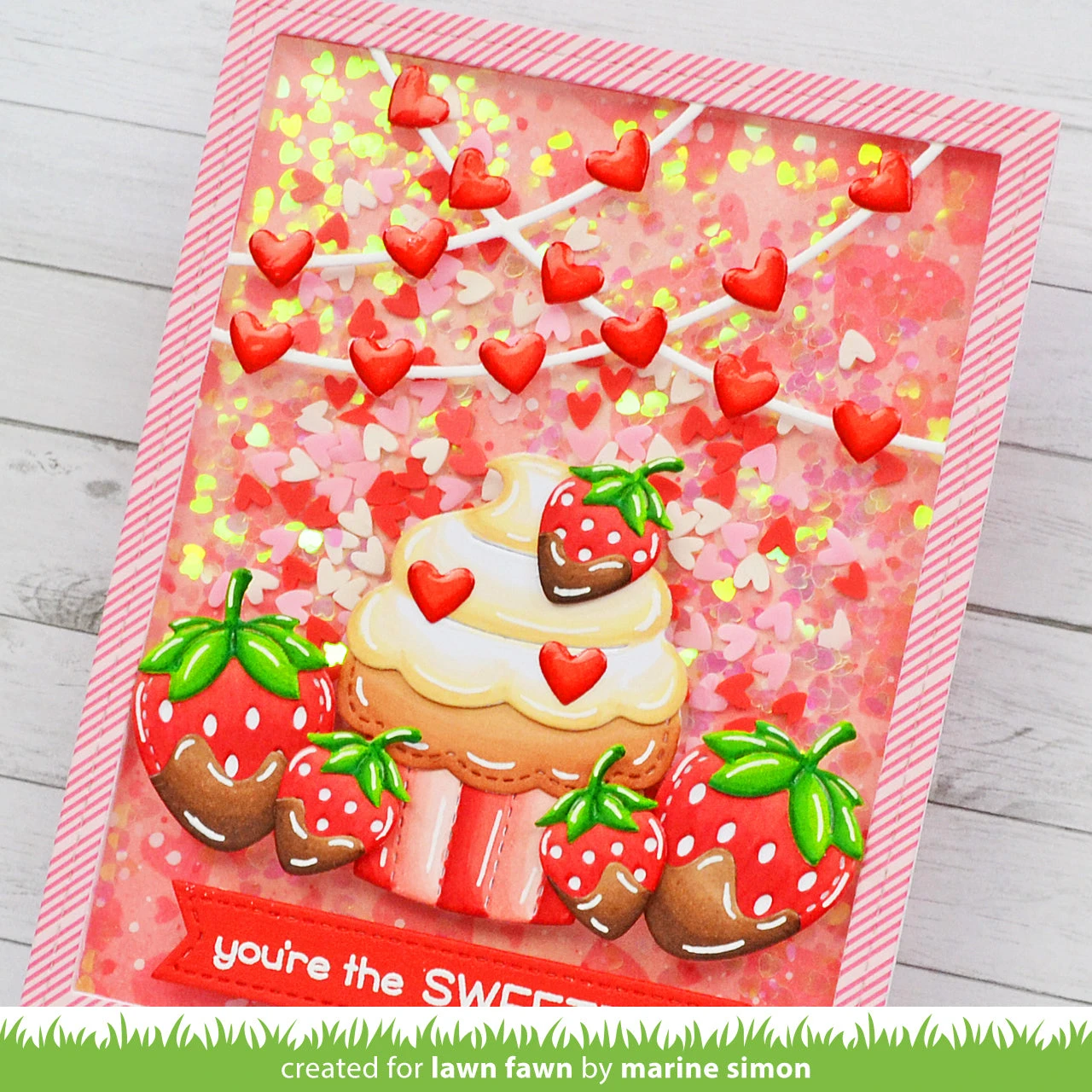 Heart Garland Backdrop: Portrait 11 Heart Garland Backdrop: Portrait - Image 11