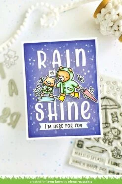 Rainy Sky Stencil -Craftora Sale Store HenrysABCs RainySkyStencil ElenaRoussakis