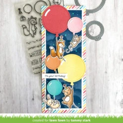 Cloudy Stencil -Craftora Sale Store HighFive StitchedBalloon TammyStark1