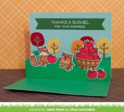 Stitched Hillside Pop-up -Craftora Sale Store HillsidePopup JumpForJoy ThanksABushel TreeBorder EliseConstable1