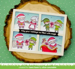 Foursquare Backdrop: Landscape -Craftora Sale Store Ho Ho Holidays FoursquareBackdrop EliseConstable1