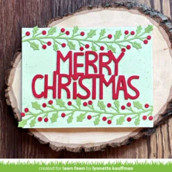 Giant Merry Christmas -Craftora Sale Store HollyLeavesBorder LynnetteKauffman 3d24da9e 4c9d 4323 879d bff205747583