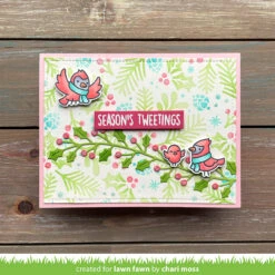 Winter Sprigs Background Stencils -Craftora Sale Store HollyLeavesBorder WinterSprigsStencil ChariMoss 1