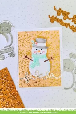 Snowflake Background Hot Foil Plate -Craftora Sale Store HotFoilPlates ElenaRoussakis 48f94b2a 4362 4ae9 a6a0 fd4c0cccca39